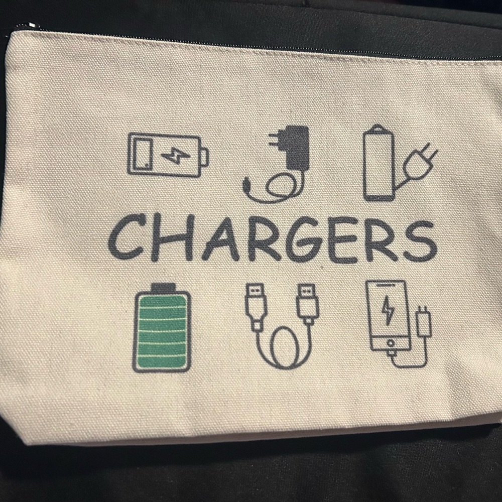 Electronic charger pouch